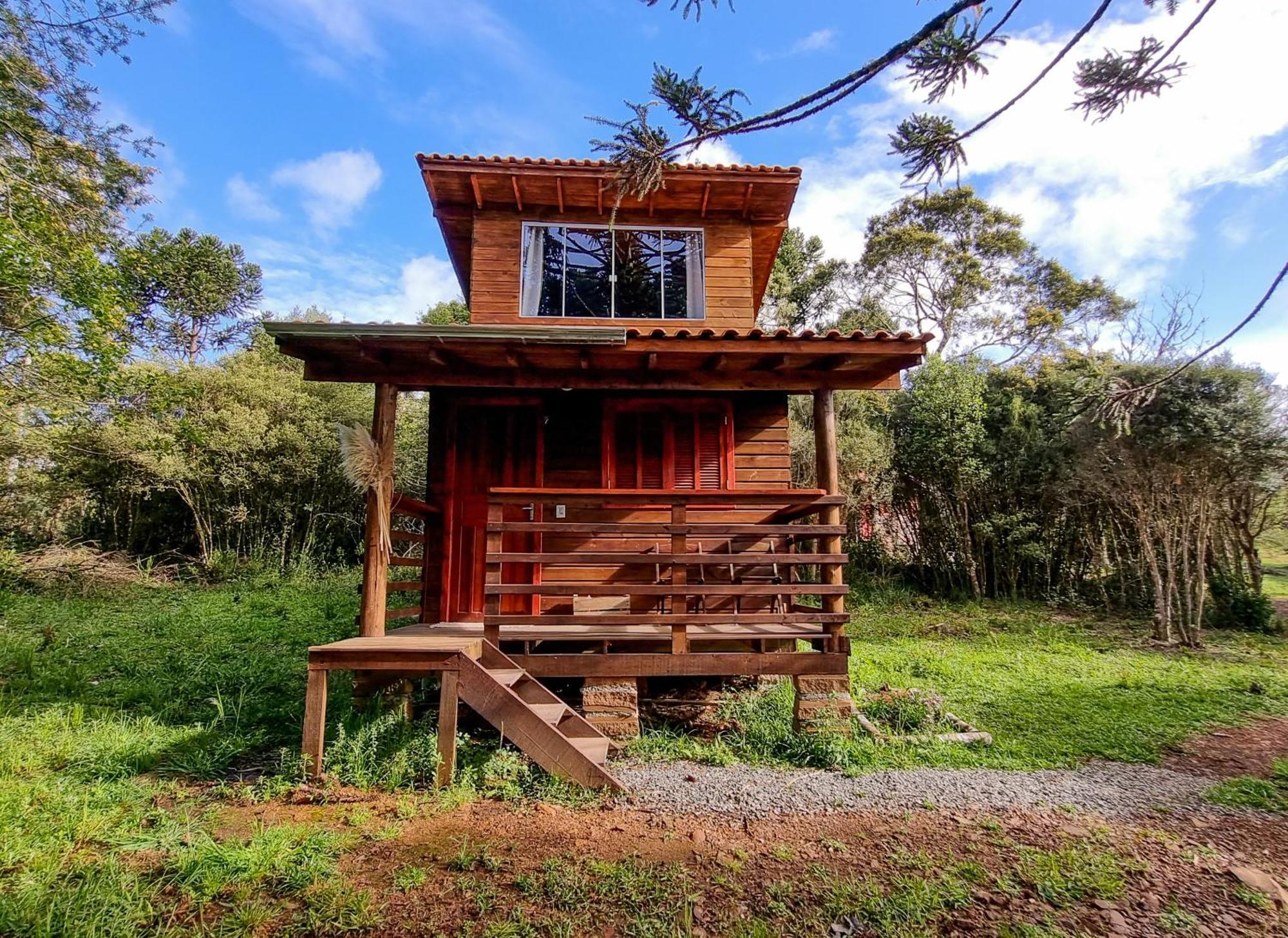 Cabana Na Floresta Rincao Do Fortaleza Cambará Kültér fotó