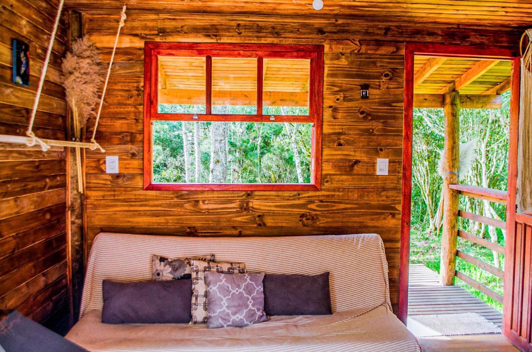 Cabana Na Floresta Rincao Do Fortaleza Cambará Kültér fotó